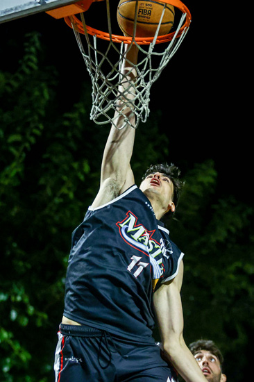 Sideways Dunking Action